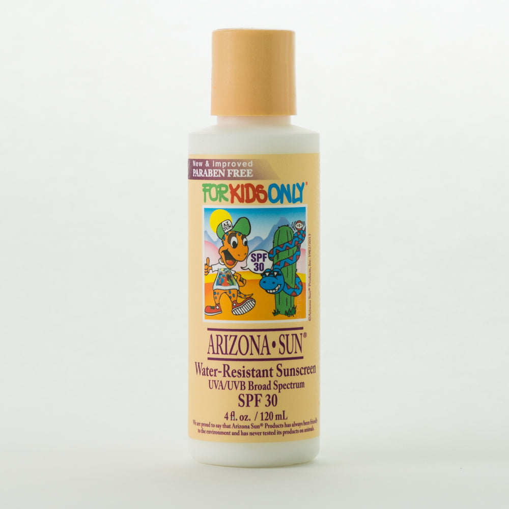 SPF 30 ArizonaSun® WaterResistant Sunscreen "For Kids Only" - 4 oz.