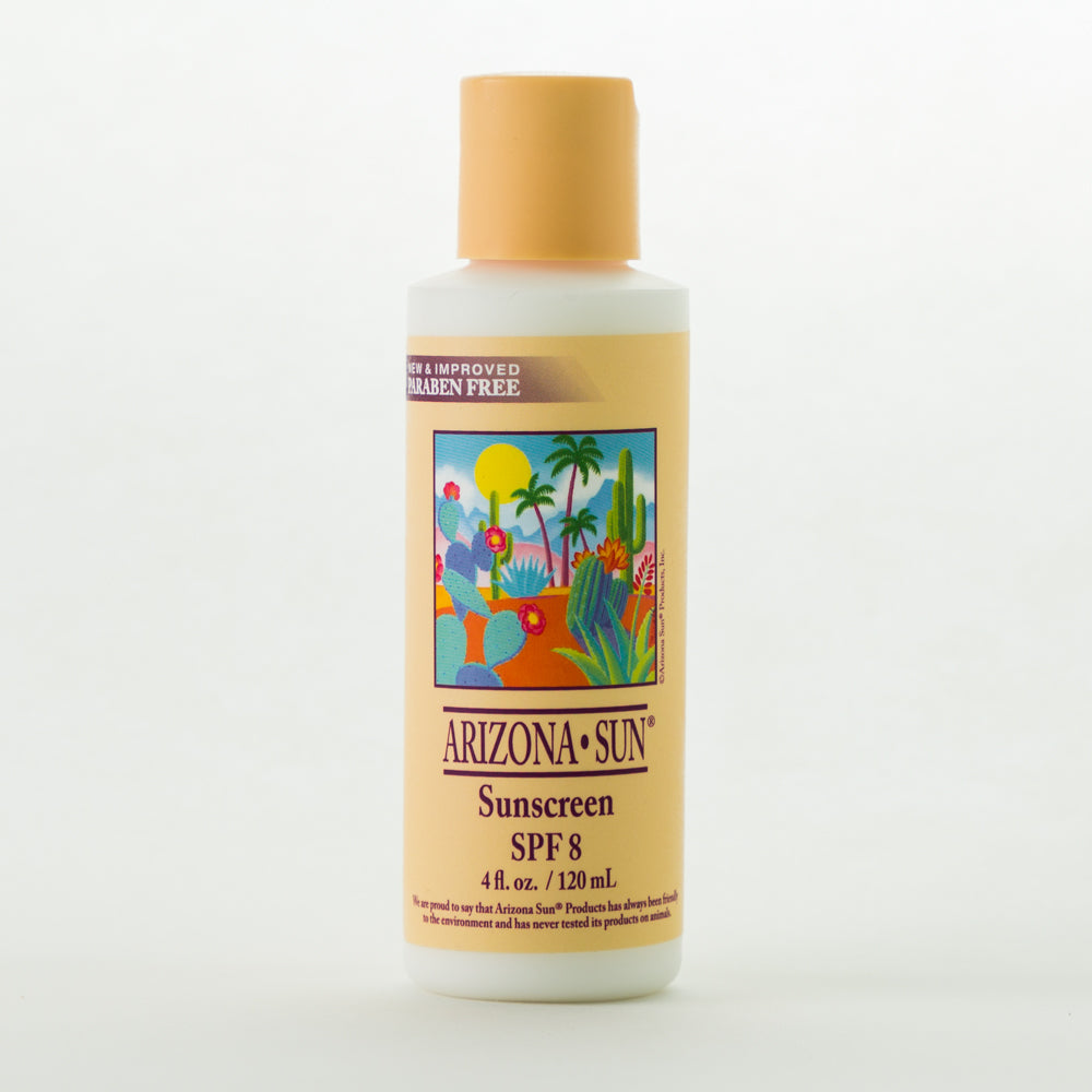 SPF 8 Sunscreen/Suntan Lotion - 4 oz.