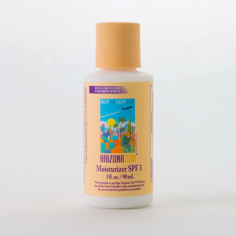 RightForFlight World Famous ArizonaSun® Skin Care Moisturizer- SPF3 - 3 oz.