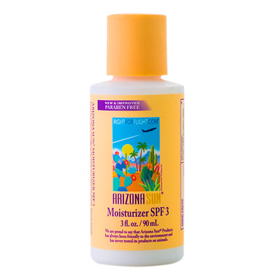 RightForFlight World Famous ArizonaSun® Skin Care Moisturizer- SPF3 - 3 oz.