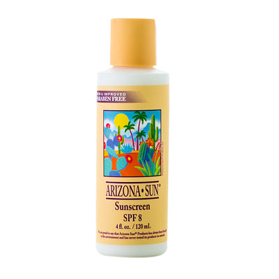 SPF 8 Sunscreen/Suntan Lotion - 4 oz.